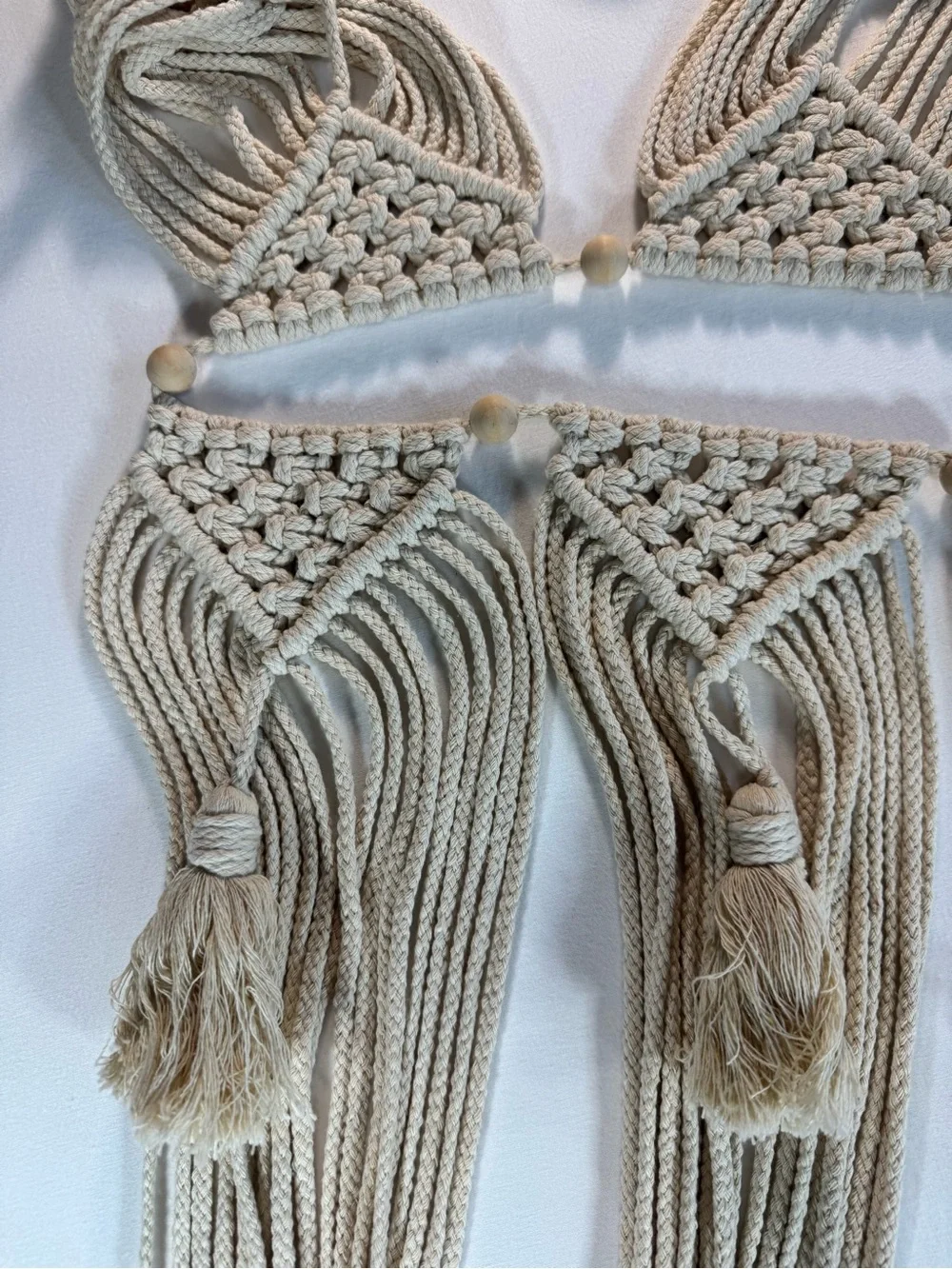 Large Boho Macrame Fringe Wall Hanging Festival Decor Wedding Backdrop 36
